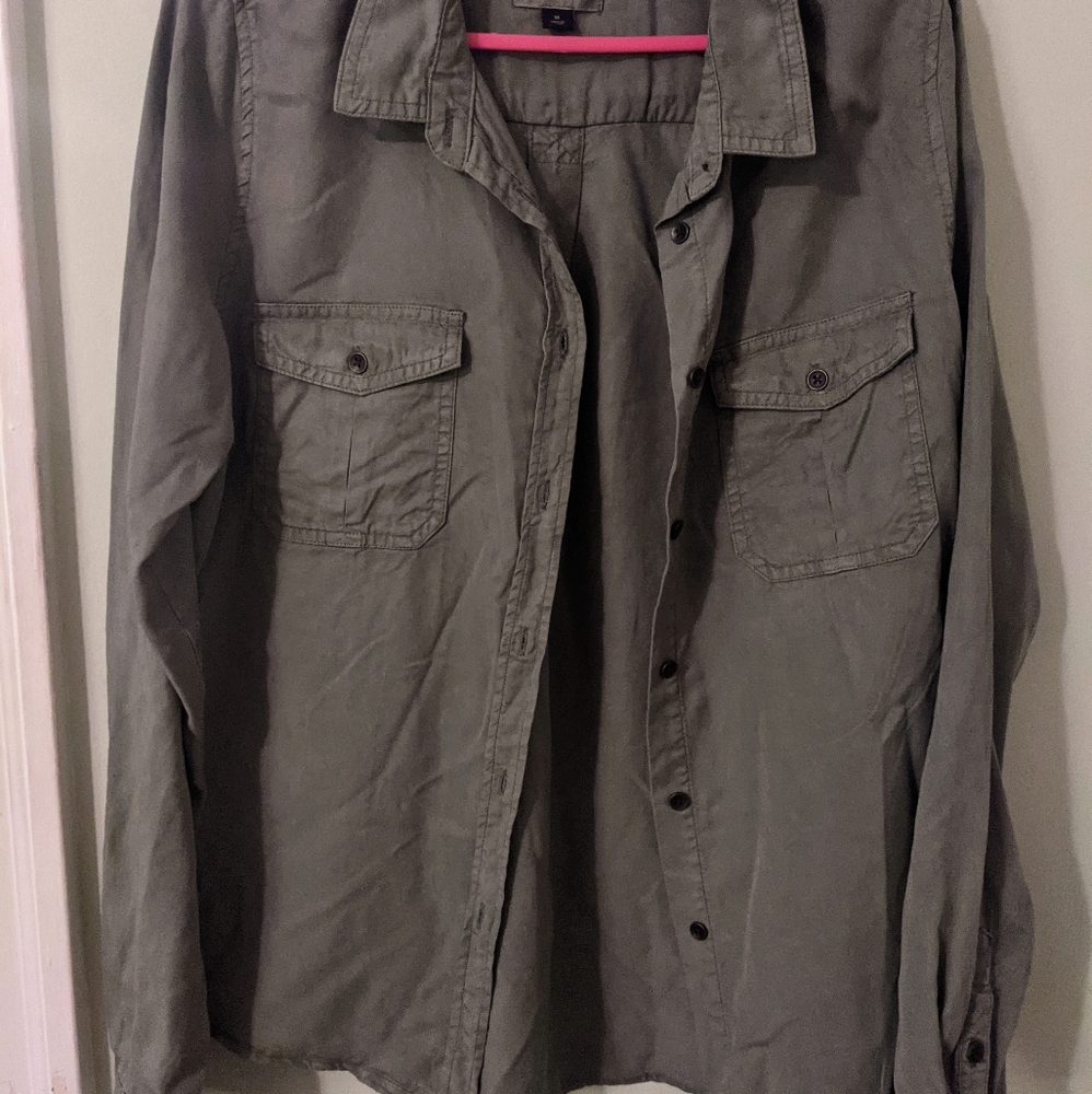 Universal Thread, M, Green, Long Sleeve Shirt